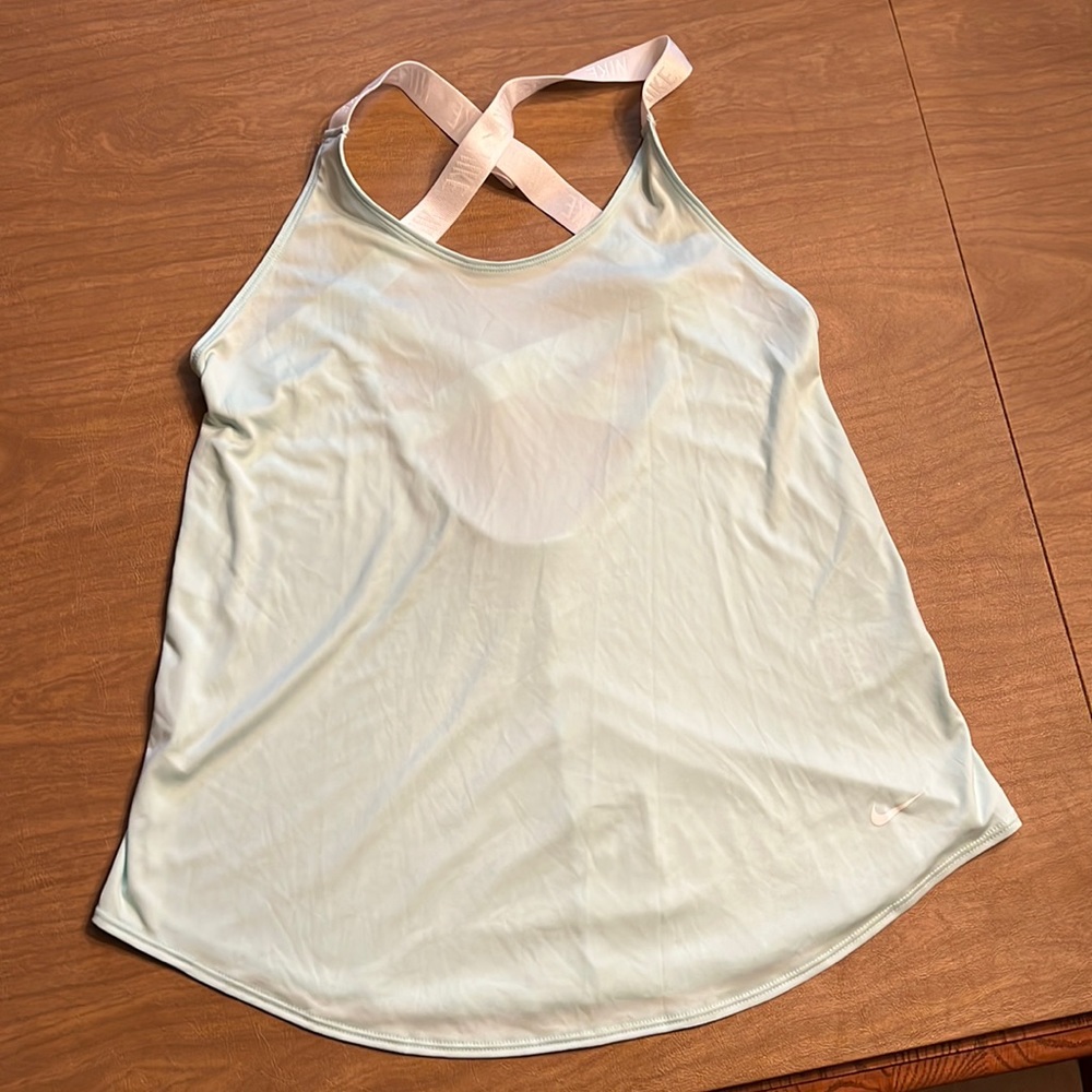 Nike Sea foam green Dri fit workout tank top
